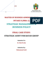 Bayan Group Strategic Audit - Case Study