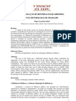 Catalogação de Histórias em Quadrinhos: Uma Metodologia de Trabalho