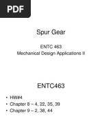 Spur Gear Design