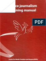 Peace Journalism Training Manual