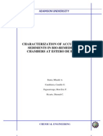 Characterization of Accumulated Sediments in Bio-Remediation Chamber at Estero de Balete