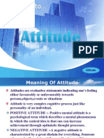 Attitude PPT (MBA Hons.)