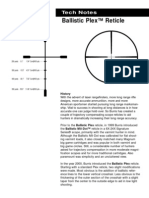 Ballistic Plex Reticle