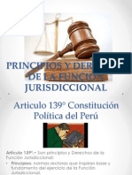 Principios y Derechos de La Función Jurisdiccional