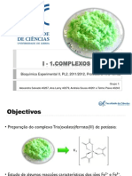 I-1 - Complexos de Ferro