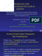 Pengiraan Jam Pembelajaran Pelajar & Kredit