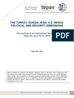 The Turkey, Russia, Iran Nexus-Political &amp Security Dimensions