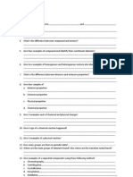 Give Four Examples of Compound and Identify Their Constituent Elements