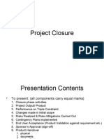 Project Closure Presentation