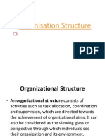 Organisation Structure