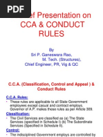 PP7-CCA &amp Conduct Rules