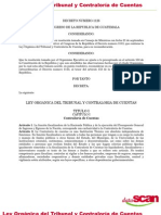 Ley Organica Del Tribunal y Contraloria de Cuentas