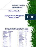 Language For Itself - and in and For Development: Sheldon Shaeffer