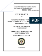 EXHIBITS #1-11 To Fusion Center Report