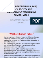 Human Rights in India Law Policy Society and Enforcement Mechanism