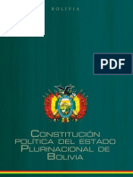 Constitución Política Del Estado de Bolivia