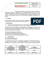 Procedimiento Investigacion Formativa