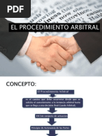 El Procedimiento Arbitral