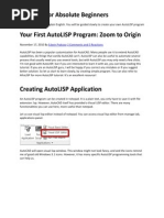 AutoLISP For Absolute Beginners
