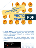 WEEK 5 - Vector Space, Subspace