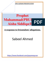 Prophet Muhammad and Aisha Siddiqa