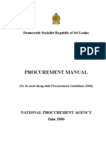 Procurement Manual 2006 Final Version