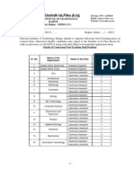 Notification NIT Raipur Non Teaching Posts