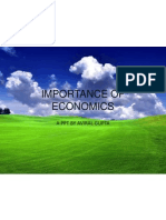 Importance of Economics: A PPT by Aviral Gupta