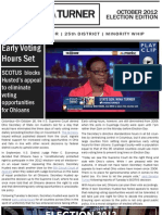 October 2012 E-Newsletter - Senator Nina Turner