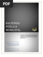 El Derecho y La Hacienda Pública Municipal 2012