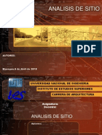 Analisis de Sitio