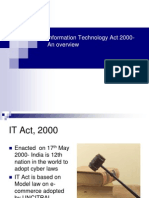 Information Technology Act 2000 An Overview Sethassociatesppt