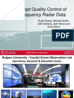 Automated Quality Control of High Frequency Radar Data