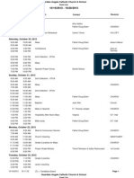 Begin Setup End Cleanup Description Contact Room(s) : Event List