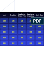 5th Grade Jeopardy