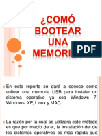 Bootear Memoria USB