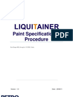 LIQUITAINER Paint Specification