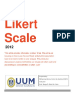 Likert Scale (Muhammad Amirrul Fahmi Bin Mukhtar)