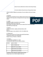 To Determine The Concentration of Sucrose Solution That Is Isotonic To The Cell Sap of Mango.