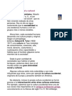 La Diversidad Social y Cultural y Fenómeno Población