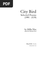 City Bird - Selected Poems (1991 - 2009) by Millie Niss by Martha Deed Book Preview