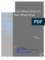 Front Wheel Drive V/S Rear Wheel Drive: Vineeth Cs