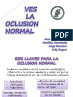 6 Llaves de La Oclusion