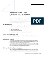 Access Control Lists - Overview and Guidelines