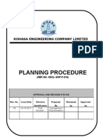 Planing Procedure Rev01