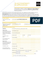 Foundations in Accountancy Re-Registration Application: Student Portal