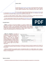 3.10 Tablas de Contenidos