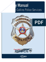 ColoradoPolicePolicyManual-7-15-12 / Fort Collins Police Services Policy Manual