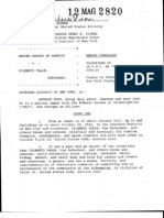 Criminal Complaint Against NYPD's Gilberto Valle