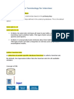 Framework Manager Terminology For Interview